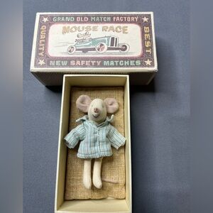 Maileg Danish Design Mouse in Matchbox – “Grand Old Match Factory”